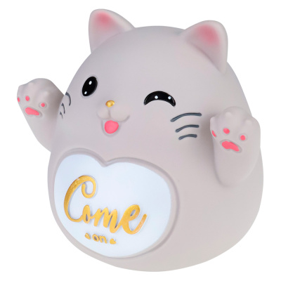 Копилка Счастливый котенок Miland КС-3672 серый 1